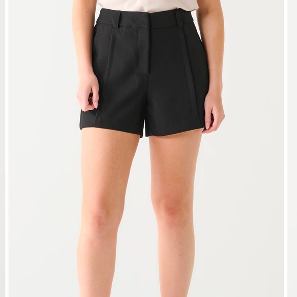 Black Tape Structured Bermuda Shorts - Picture 2 of 8